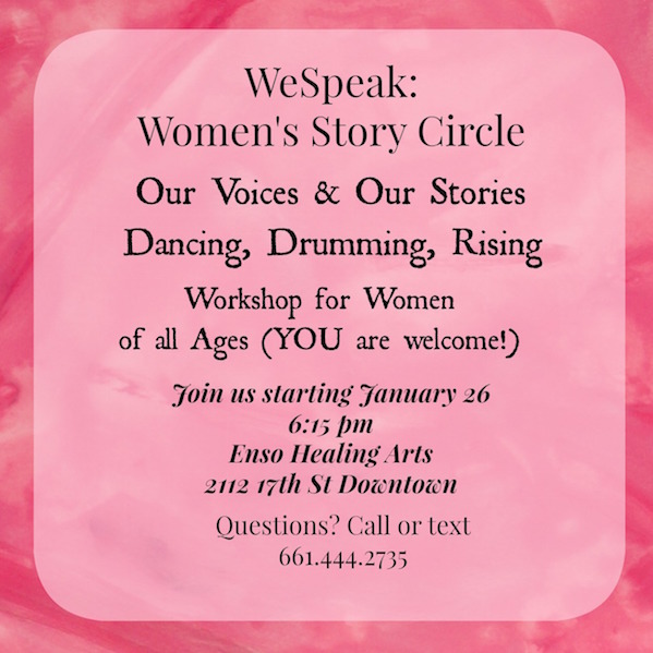 Informantion regarding the We Speak event